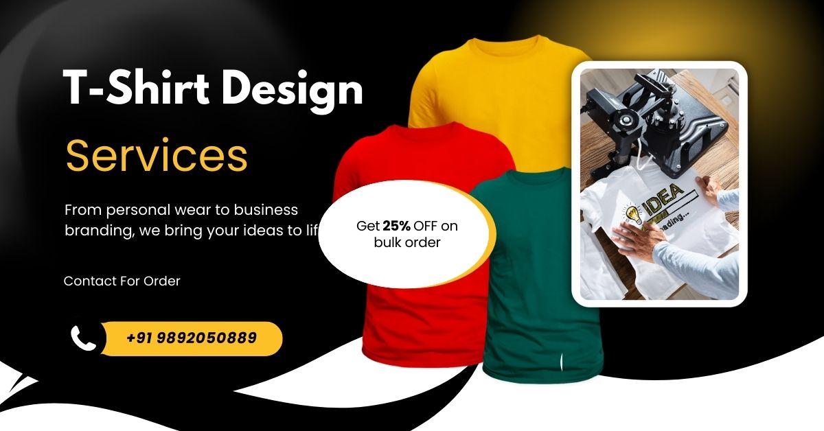 Dark Blue and White Modern T-Shirt Design Facebook Ad (3)