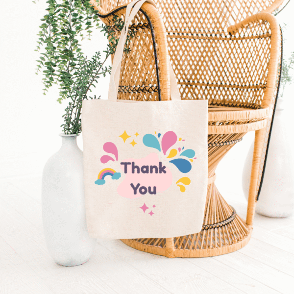 Thank you tote bag