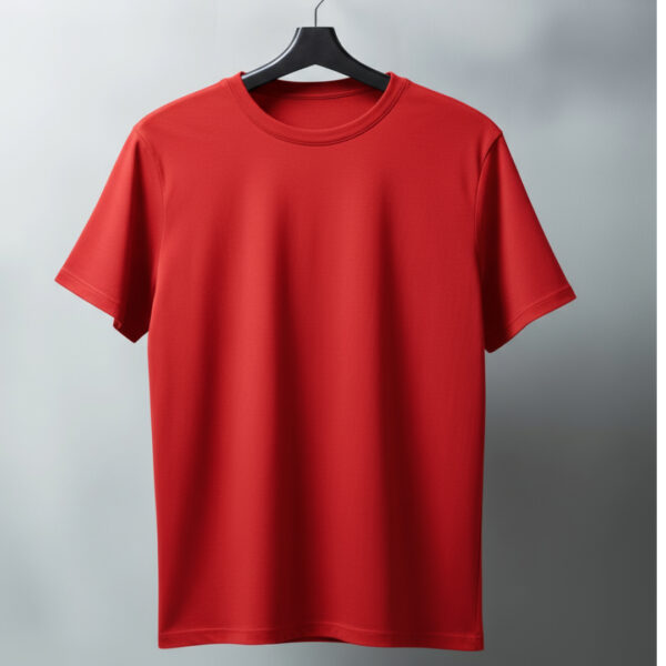 Round Neck Red Tshirt